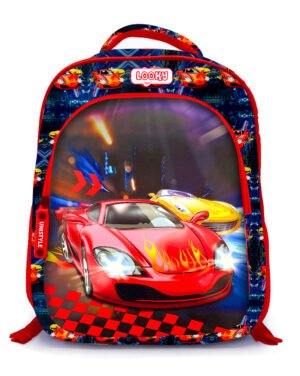 Sac a Dos Garçon16" 2Poches Visuelle Bombe Motif Imprime Tissu Imperméable 3D16B-G – Image 8