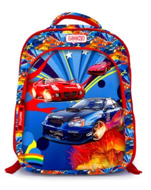 Sac a Dos Garçon16" 2Poches Visuelle Bombe Motif Imprime Tissu Imperméable 3D16B-G – Image 6