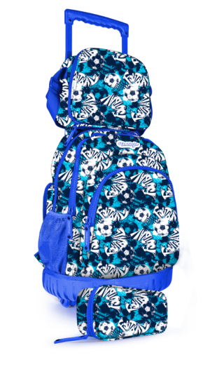 Trolley Garçon 18″ avec Base Rigide + Sac Gouter + Trousse 3G-ST