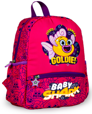 Sac a Dos 12'' 2Poches Motifs Filles Tissu Satin Imperméable Licence ND12-BPF – Image 5