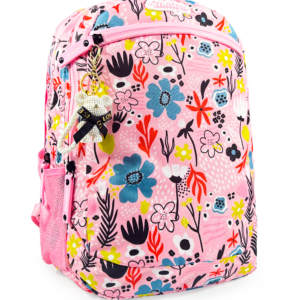 Sac a Dos 18'' 3Poches Motifs Fille Avec Dos renforce + Porte cles T23-PG