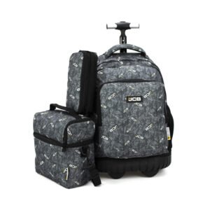 Pack JCB Cartable Trolley 18'' + Sac à goûter + Trousse – Image 5