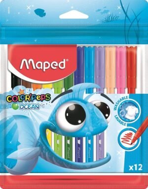 Feutres Color Peps Ocean MAPED - 12 Couleurs