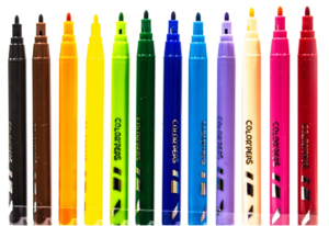 Feutres Color Peps Ocean MAPED - 12 Couleurs – Image 2