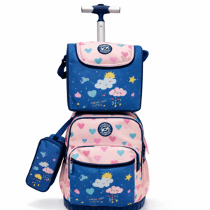 Cartable 45cm Trio SUPER PACK PRIMAIRE - Fille Weather