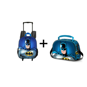 Cartable Trolley + Sac Goûter Batman – Karactermania – Spécial Crèche