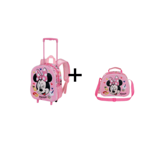 Cartable Trolley + Sac Goûter Minnie – Karactermania – Spécial Crèche