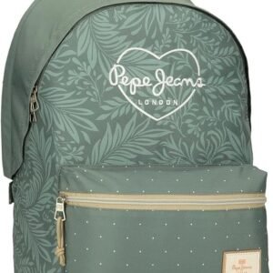 Alternative view of Pepe Jeans – Sac à dos Coralie avec trousse assortie – Vert