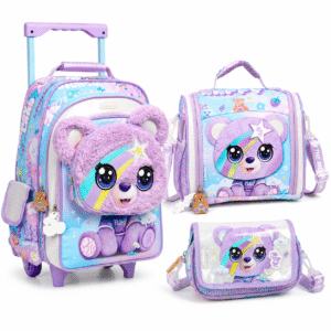 Pack Cartable 41 cm Trolley Chimola 3 Pièces – Ourson