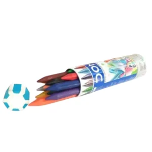 Alternative view of DOMS Plastic Crayons BOITE EN FER 14 Pcs + gomme offert